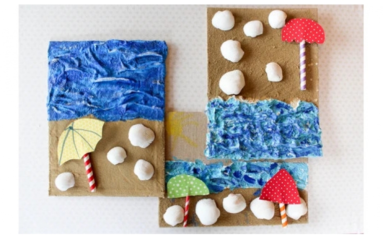 Sand and Sea Dimensional Art